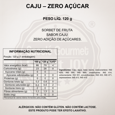 CAJU - ZERO AÇÚCAR