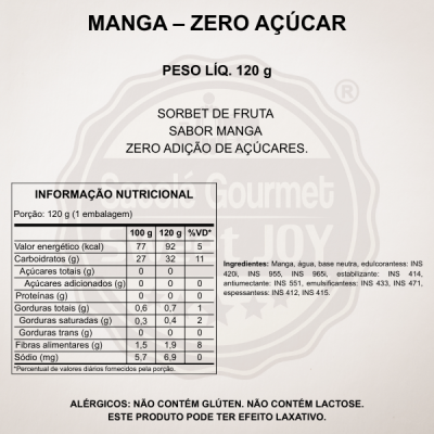 MANGA - ZERO AÇÚCAR