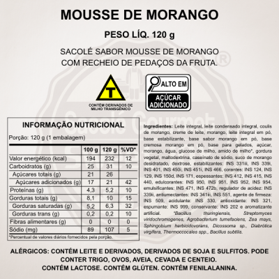 MOUSSE DE MORANGO