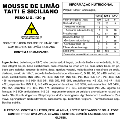 MOUSSE DE LIMÃO TAITI E SICILIANO