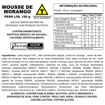 MOUSSE DE MORANGO